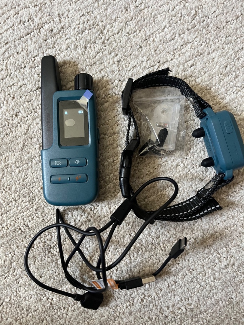 Blue Dog Training Collar and Remote
